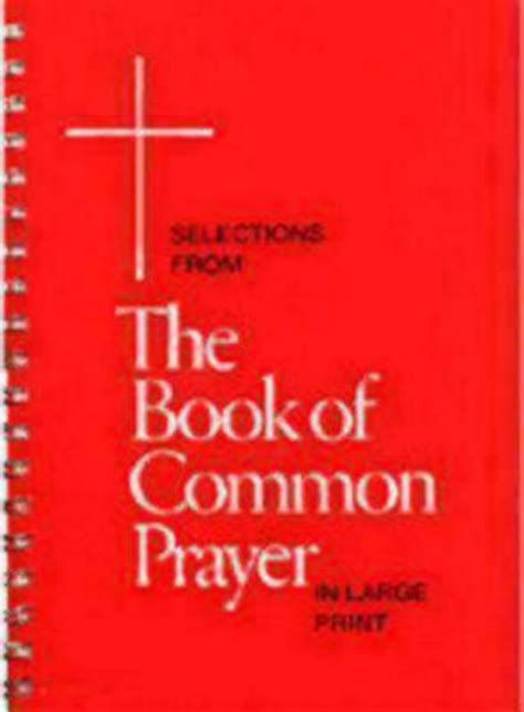 Enhance Your Worship with Book Of Common Prayer Large Print